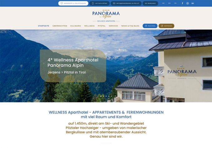 Panorama Alpin, Pitztal in Tirol