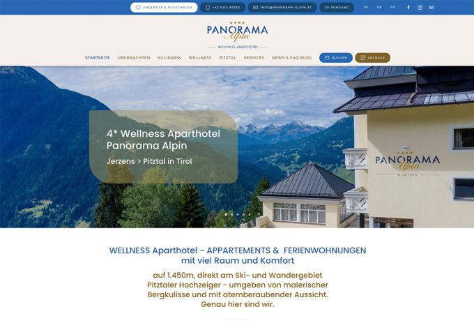 Panorama Alpin, Pitztal in Tirol